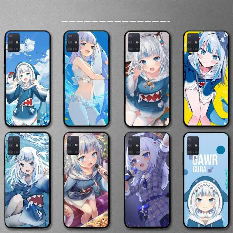 

HIMONBEN Gawr Gura Hololive Girl Phone Case For Samsung A20E A32 A31 A21 A12 A11 A02 A71 A51 A20S A70 A50S soft Cover Fundas
