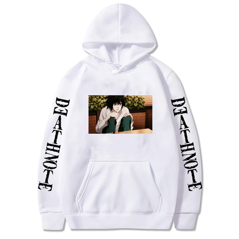 Толстовка унисекс с капюшоном тетрадь смерти свитшот длинными рукавами в стиле