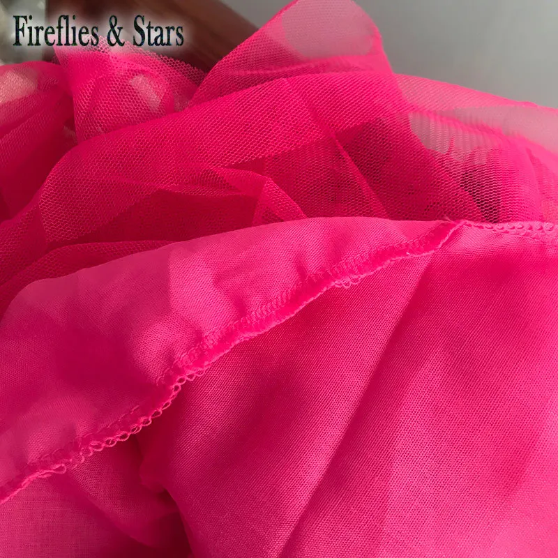 Сезон весна лето Юбка пачка для девочек Многослойная юбка малышей Детская Модная