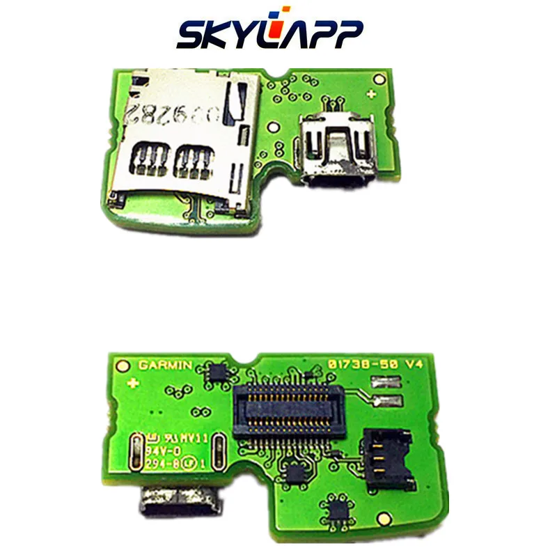 Оригинальная плата держателя PCB w mini USB и microSD для Garmin Edge 800 TYPE-10 сменная ремонта GPS