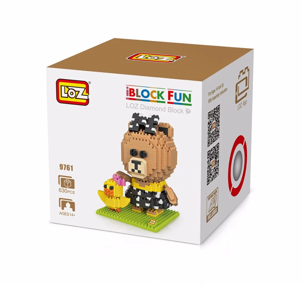 LOZ блоки Строительные кирпичи медведь аниме Brinquedos модель капитан черный жемчуг