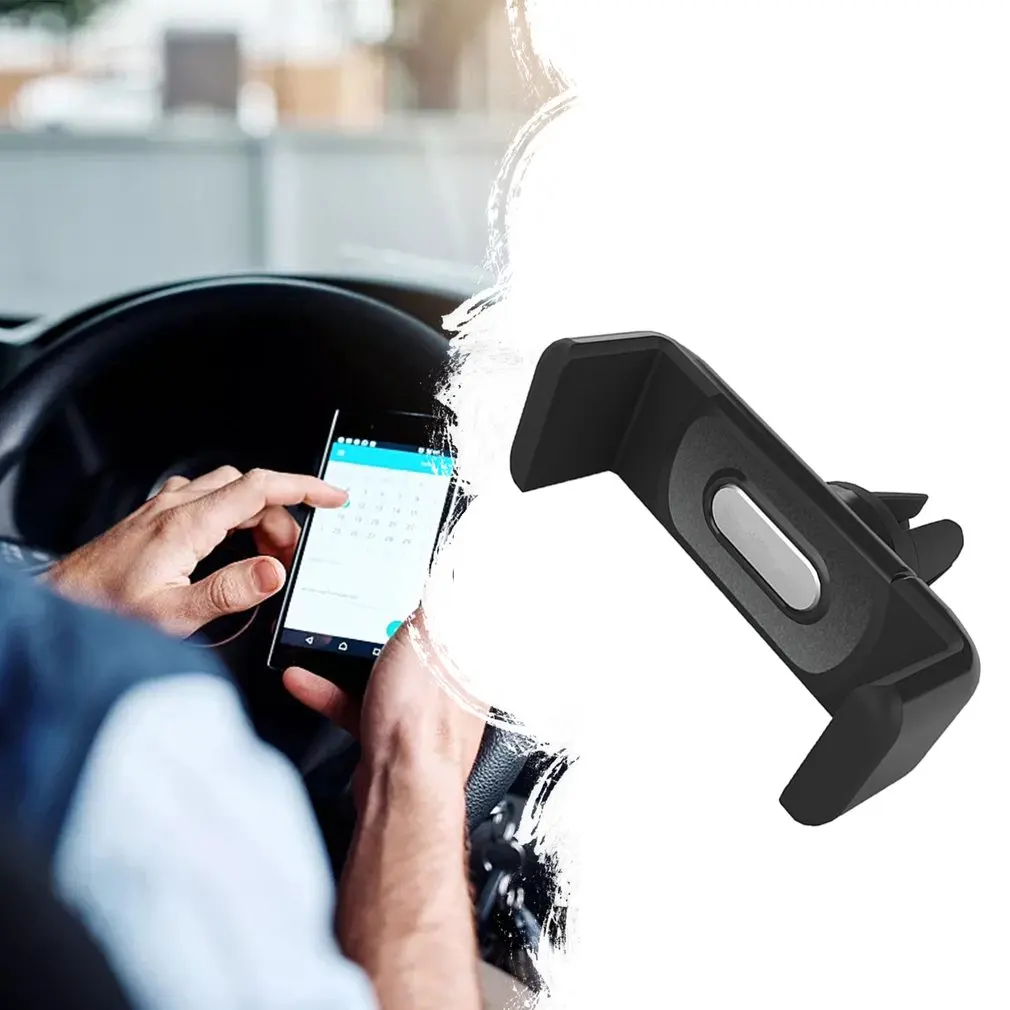 

Car Phone Holder For iPhone Smartphone Air Vent Mount Clip 360 Rotation Universal Support Telephone Voiture Soporte Movil