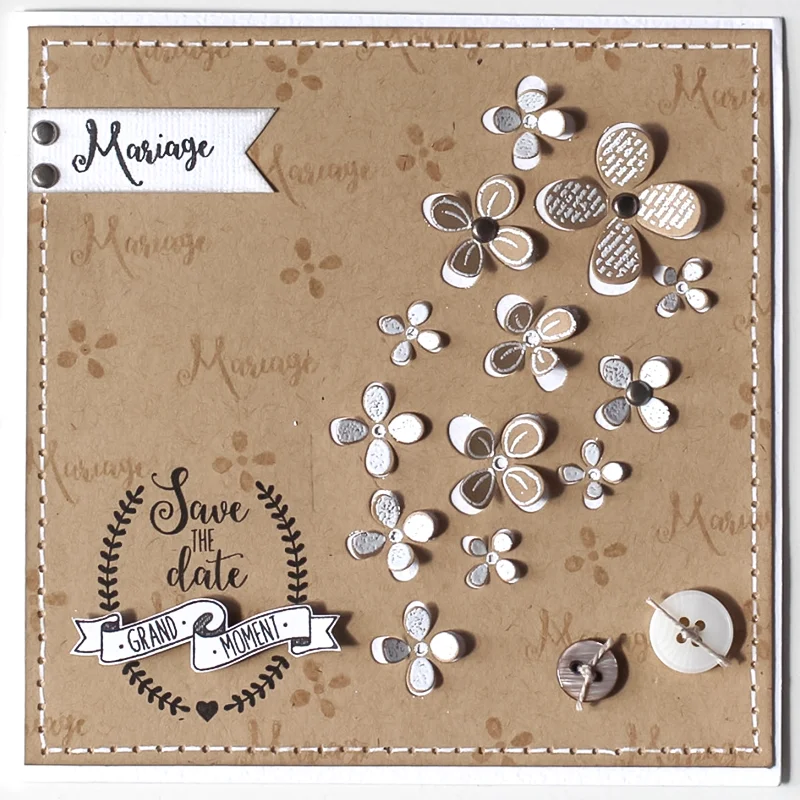 3D складные Цветочные штампы для скрапбукинга металлические Вырубные новинка 2018