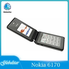 Nokia 6170 Refurbished Original mobile phones cheap  Unlocked Flip 2.0 GSM 2G phone with 1 year warranty Good quality Free Ship