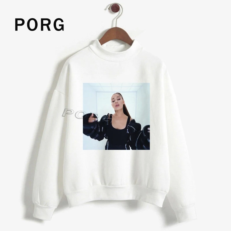 Ariana Grande женские толстовки готика Харадзюку эстетическое зимнее Ullzang Розовая