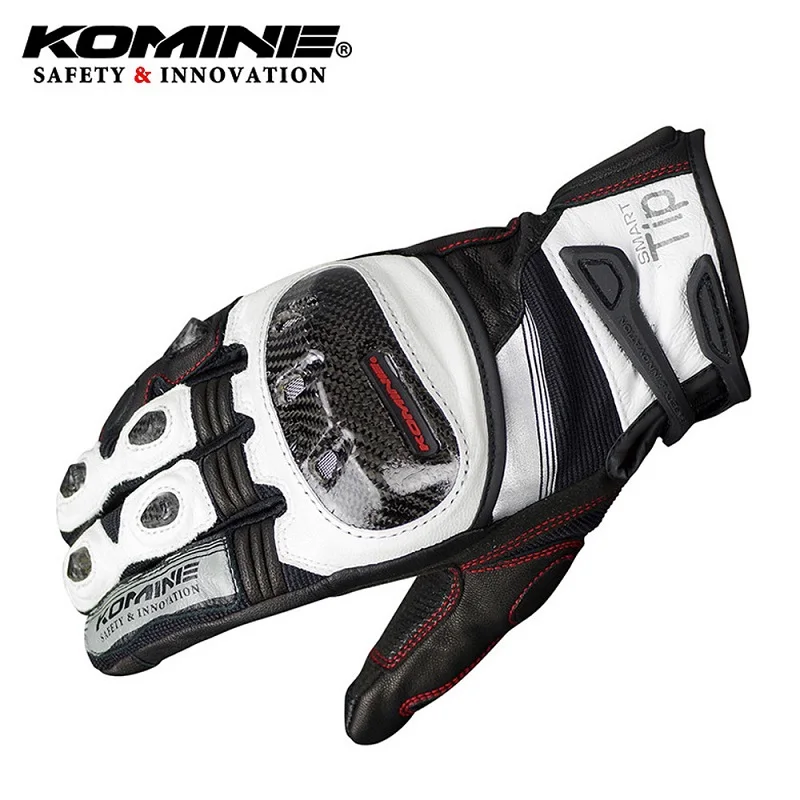 Бесплатная доставка Komine GK 193 Гонки на мотоциклах кожа Перчатки мотогонок