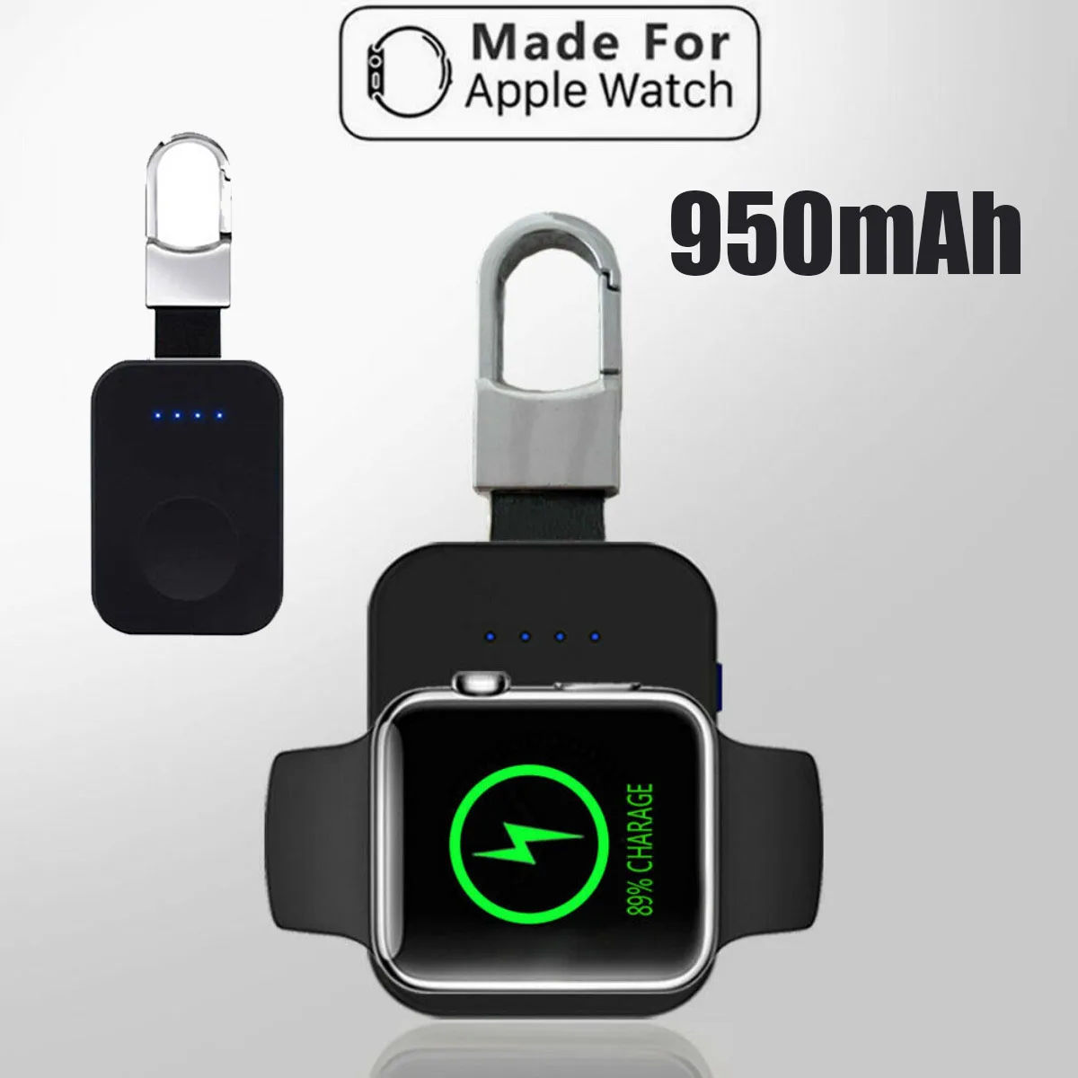 Беспроводное зарядное устройство внешний аккумулятор для iWatch 1 2 3 4 5 портативный