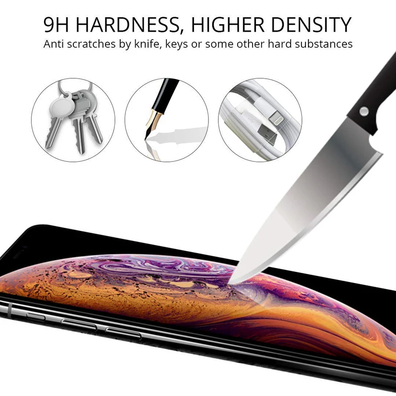 Acespower 9H закаленное стекло для iPhone 11 Pro Max 6 6S 7 8 Plus X XS MAX XR Жесткие защитные пленки