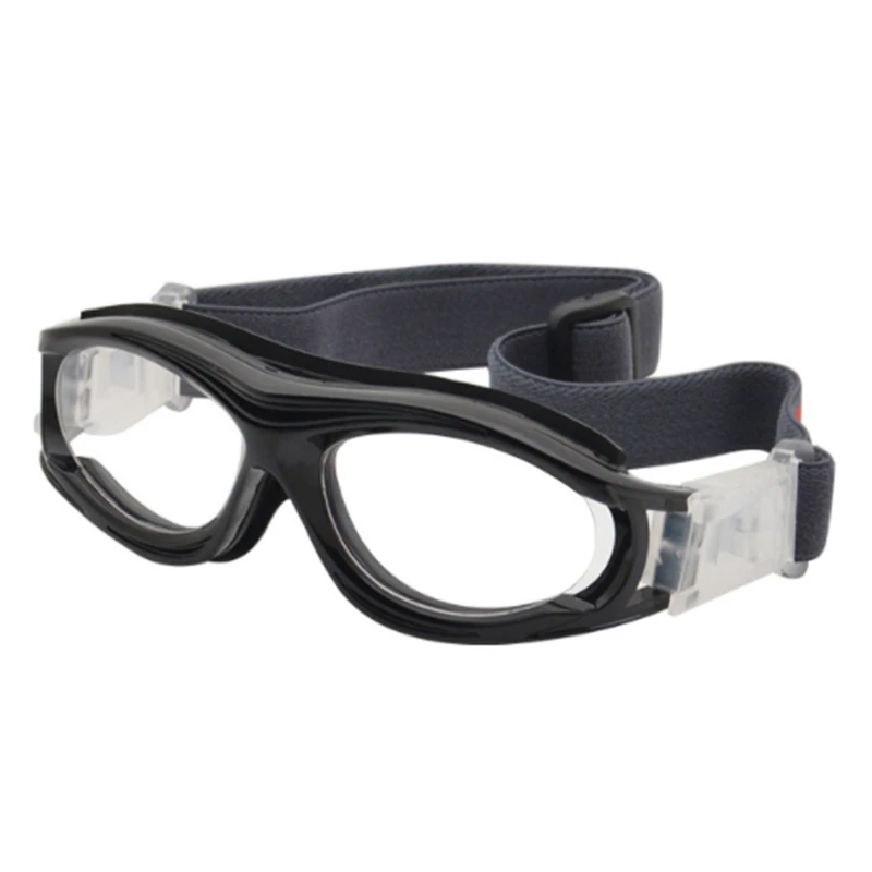 

Kids Basketball Protection Can Put Prescription Lens Suit for Football Sports Glasses Frame Black