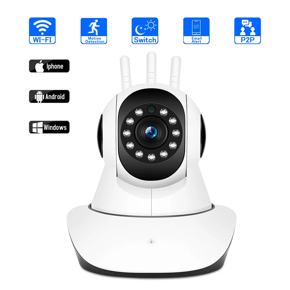 IP камера видеонаблюдения 1080P Wi Fi ночное видение|Камеры видеонаблюдения| |
