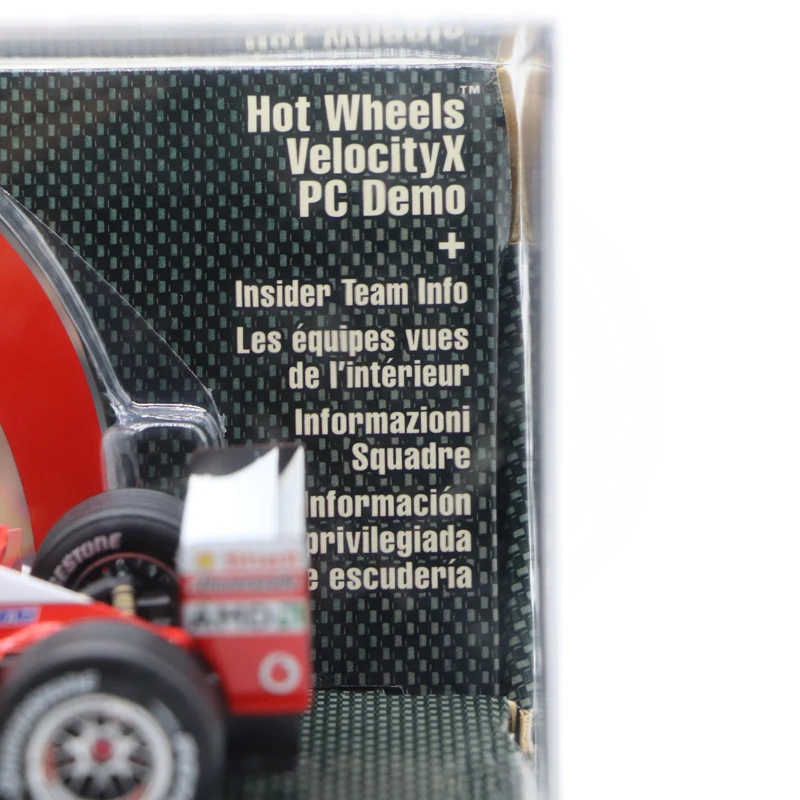 HOT WHEELS 1:24 FERRARI &amp CD-ROM RACING VELOCITY X PC DEMO |