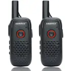 2 шт. ABBREE AR-Q2 мини Портативный иди и болтай Walkie Talkie иди и двойной PTT USB зарядка VOX Two-Way радио портативное трансивер UHF 400-470 МГц