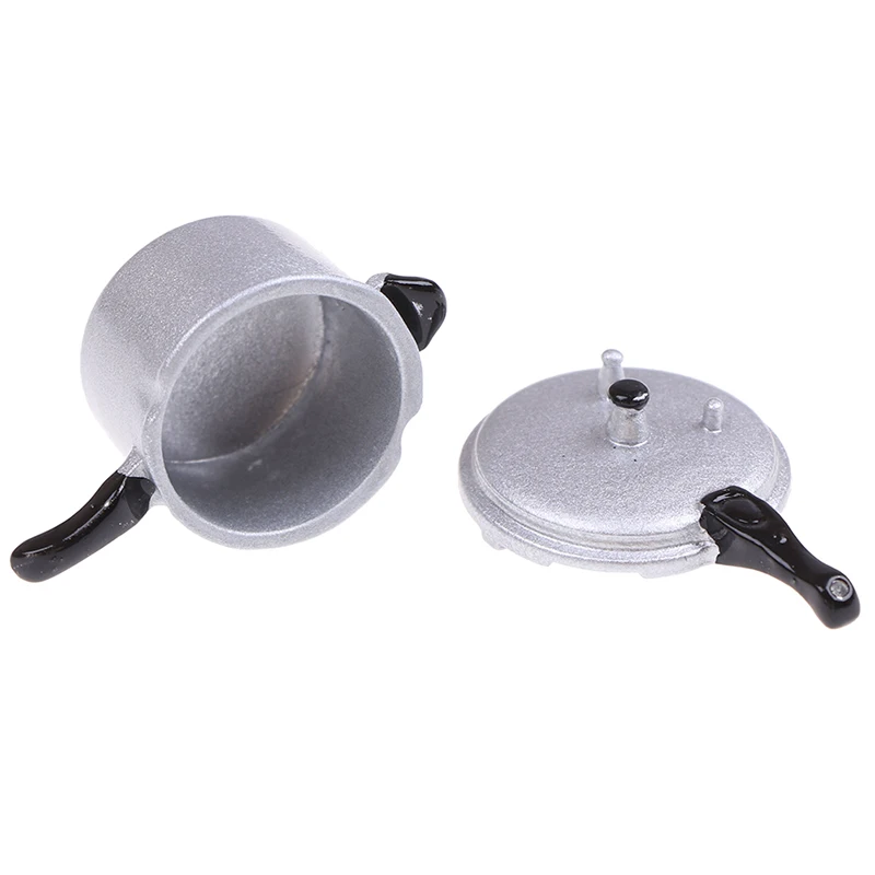 1:12 Scale Dollhouse Miniature Kitchen Cooking Utensil Pressure Cooker Autoclave Toy Simulation Tools |