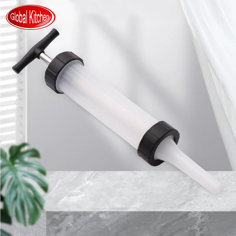 

Homemade Sausage Stuffer Sausage Syringe Hand Operated Sausage Machines Manual Sausage Meat Fillers Machine Sausage Gadgets