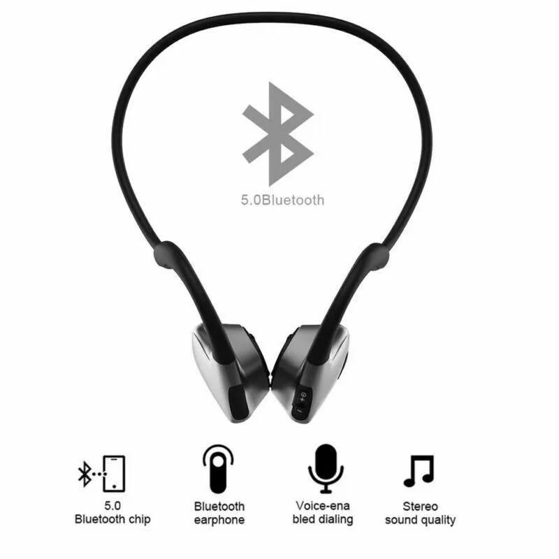 R9 5,0 костная проводимость Bluetooth беспроводная гарнитура наушники Bluetooth 5,0 спортивная Гарнитура для фитнеса пешего туризма вождения