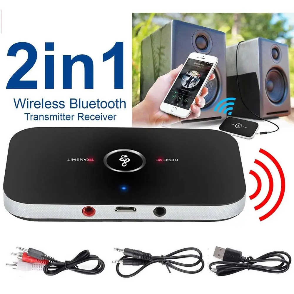 Приемник-передатчик Bluetooth B6 V4.1 беспроводной аудиоадаптер A2DP 3 5 мм Aux концентратор