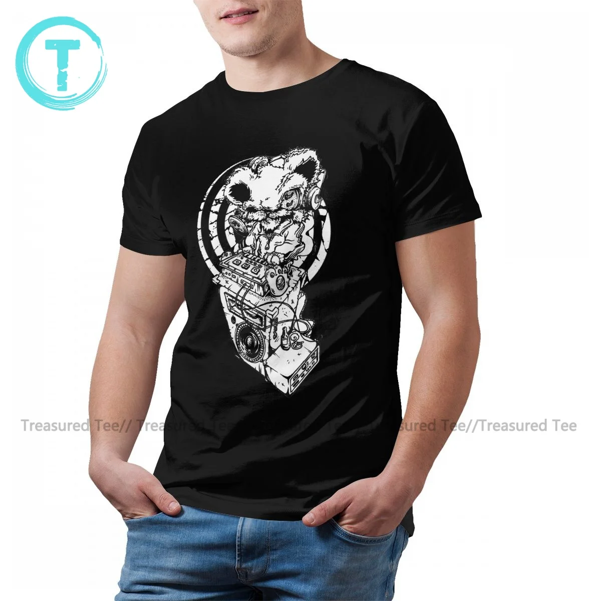 

Rave T Shirt Man Funny 100 Percent Cotton Print Tee Shirt Short Sleeve Summer T-Shirt 5XL