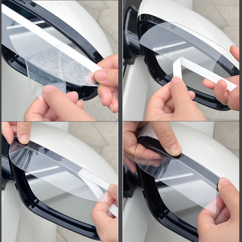 

Apply 08091012131415161718192021 Ford Mustang Gt Rear View Mirror rain eyebrow decoration car rear view Mirror Rain Shield