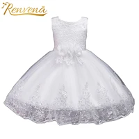 summer girls dresses lace embroidered flower girl dress birthday princess party dress pageant wedding holy communion clothing