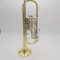 buluke bdk 600 professional b flat trumpet flat key trumpet with mouthpiece case wind instruments