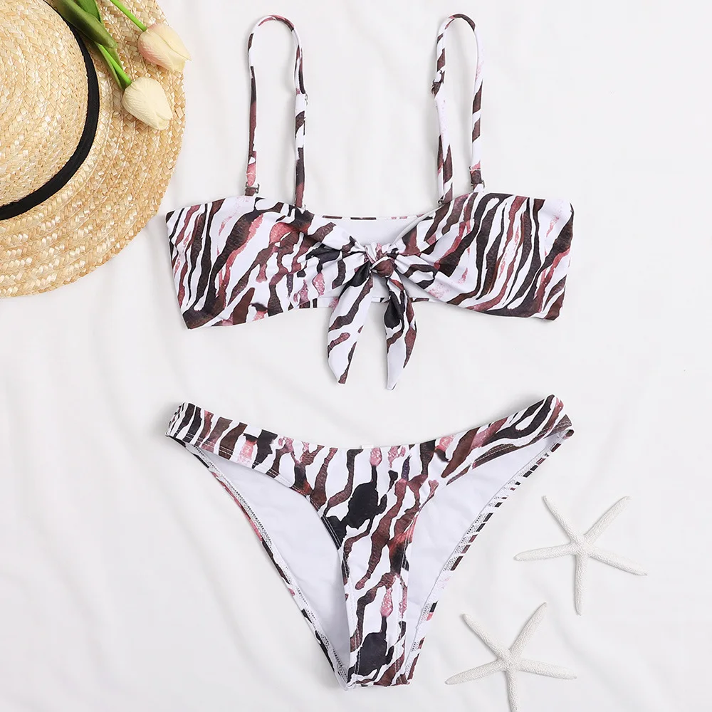 

Gamera High Waist Bikinis Floral Leopard Women Swimsuit Push Up Bikini Thong Set 2021 Swimwear Female Bathing Suit Beach wear