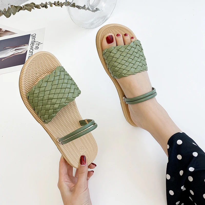 2020 New Fashion Summer Women's Sandals Female Flats Sandal Light Beach Casual Shoes Women Plus Size 40 Wedges | Обувь