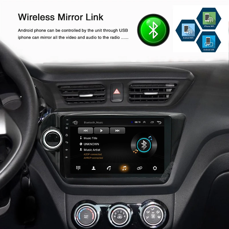 Автомобильный мультимедийный плеер для KIA RIO 3 4 2Din Android 10 автомобильное радио