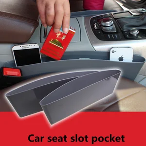 gwuzuicar seat gap leak proof debris trash can car mobile phone storage box car compartment storage bag supplies interior parts free global shipping