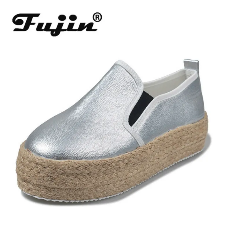 Fujin/женская повседневная обувь на плоской подошве Прямая поставка Сезон осень