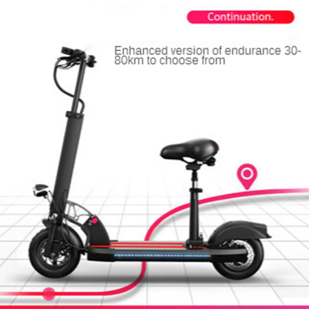

Electric Scooter Driving To Work On Behalf Of the Artifact Mini Adult Female Mount Bike Folding Small Battery Car