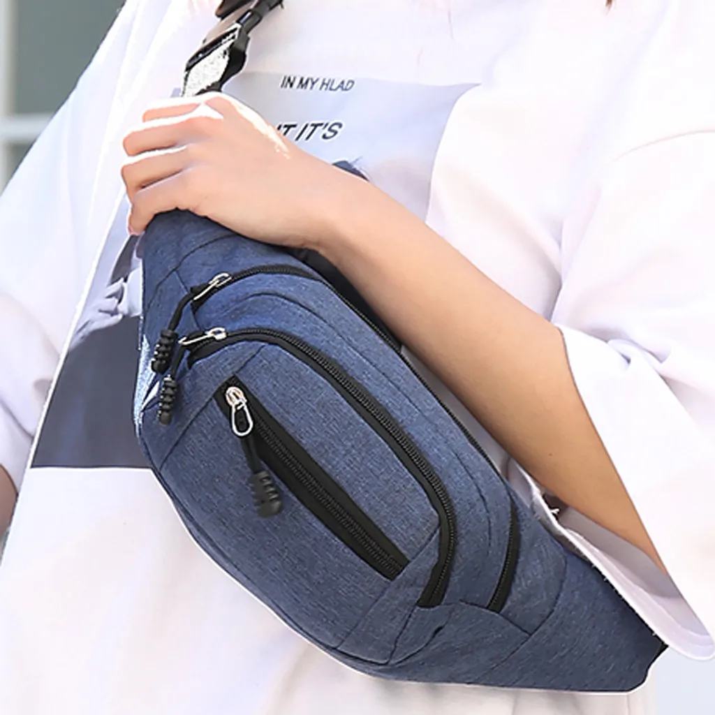 Поясная Сумка унисекс для мужчин и женщин поясная сумка на молнии монет дорожный