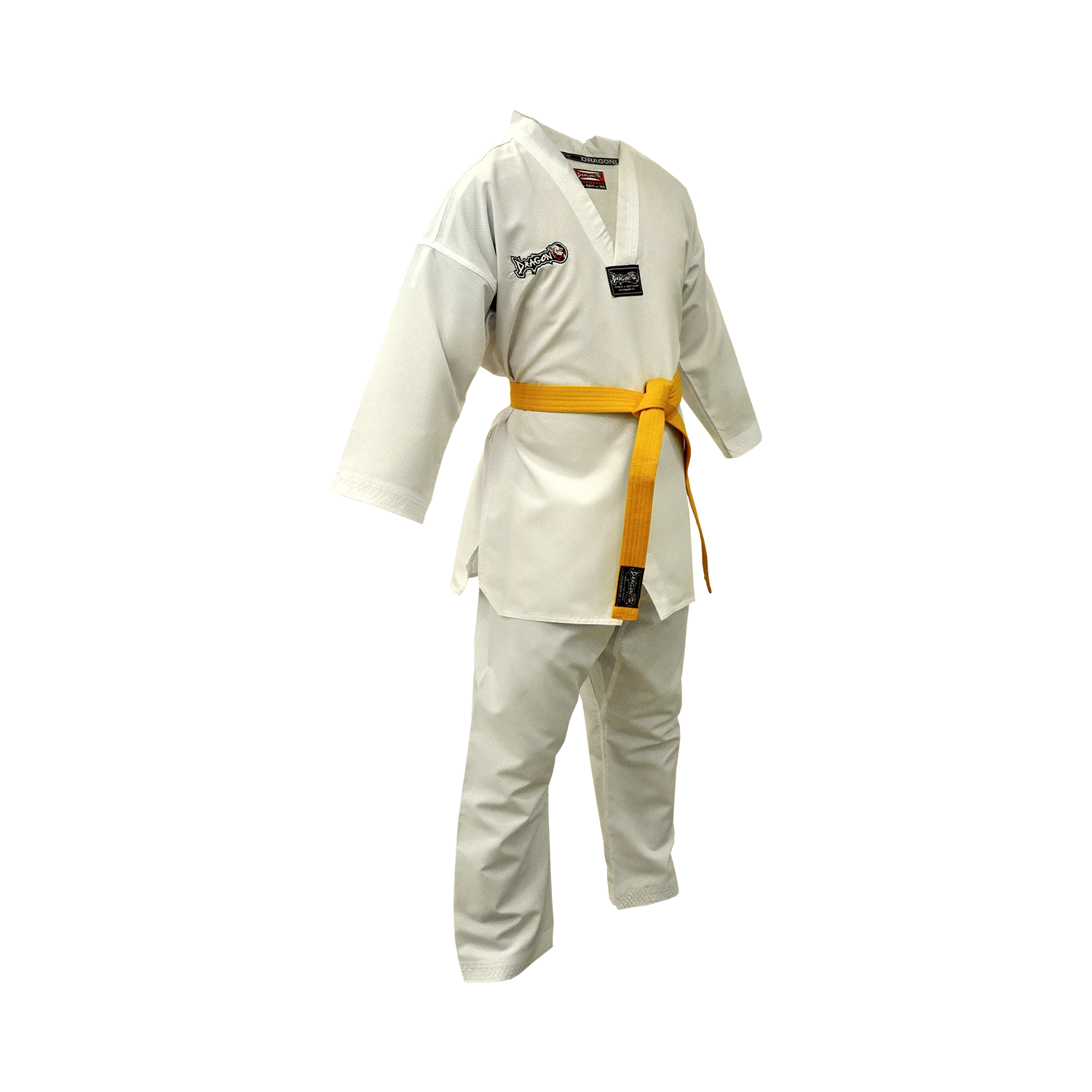 Новая белая хлопковая тхэквондо форма для детей и взрослых добок с поясом