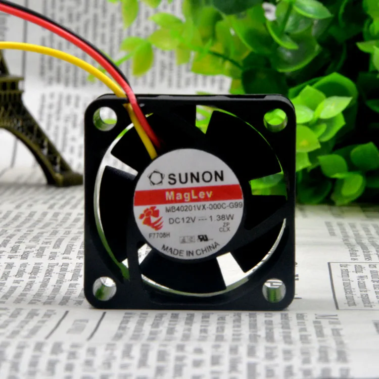 SUNON MB40201VX-000C-G99 4020 12V 1 38 W 4CM Micro охлаждающий вентилятор