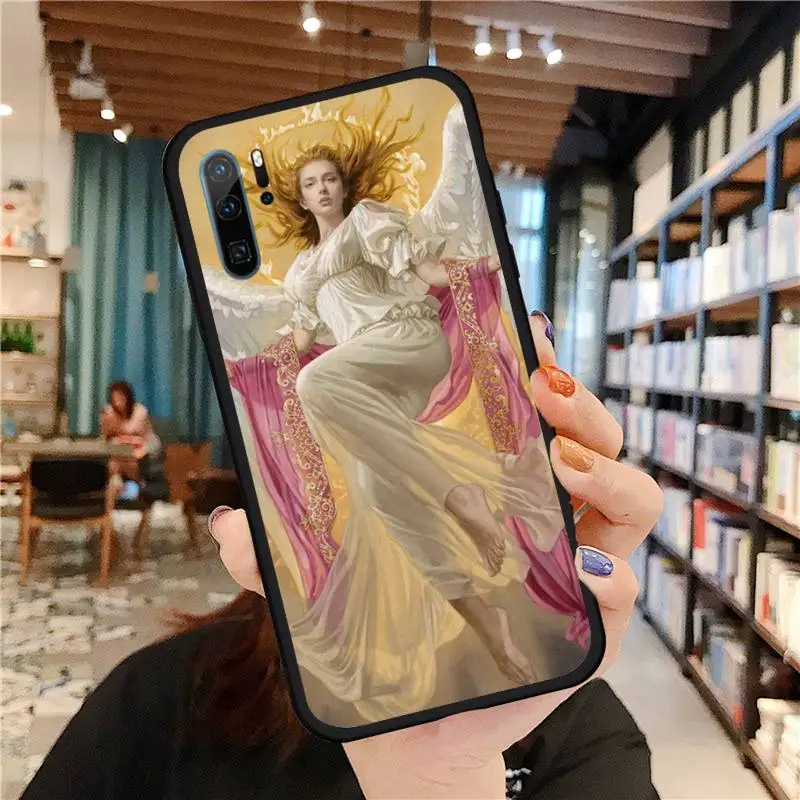 

Wing Angel Girls newly arrive Phone Case For Huawei honor Mate P 9 10 20 30 40 Pro 10i 7 8 a x Lite nova 5t