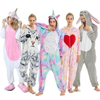 one piece hooded jumpsuits for adult kigurumi panda pajamas childrens unicorn pajamas licorne stich pijamas onesies kids