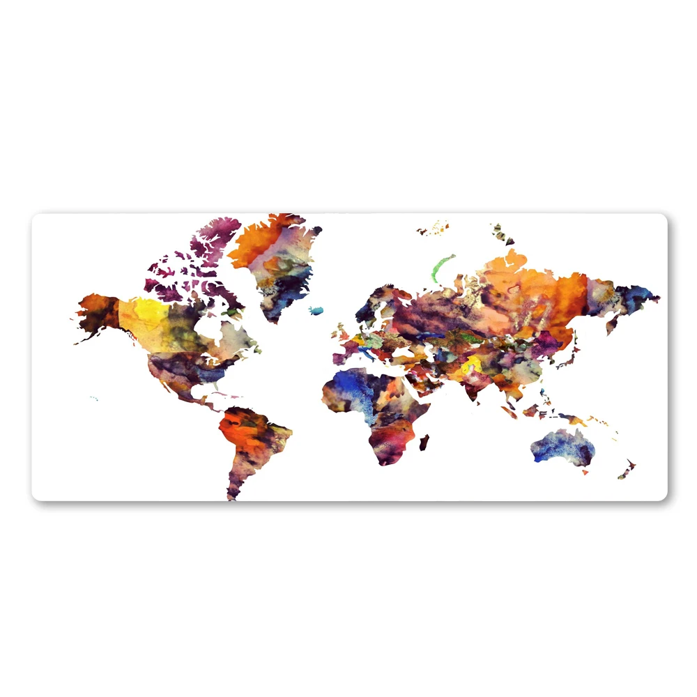 Классный коврик для мыши с картой мира игровые коврики супер популярной