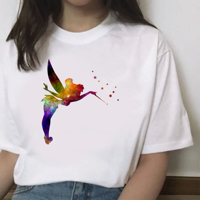 

Vogue Fairy Lolita Printed Summer Aesthetic T Shirt Women Casual White Tops Casual T Shirt Summer Harajuku Top T-shirt