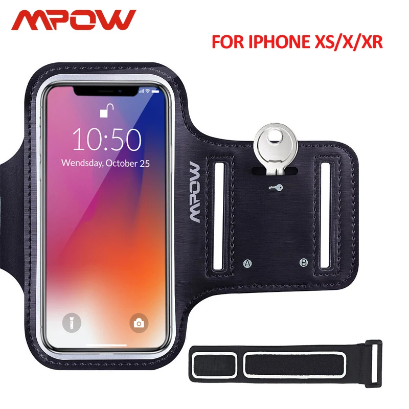 Mpow MSA4N спортивный тренажерный зал повязка на руку сумка пояс чехол для iPhone Xs XR X 8 7 6