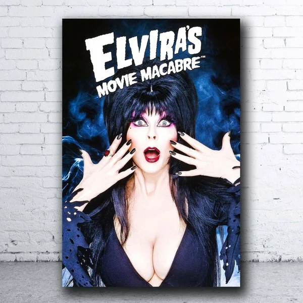 

ВИНТАЖНЫЙ ПЛАКАТ по мотивам фильма Elvira, Тима Бёртона, металлический жестяной ретро-плакат, настенный художественный Декор