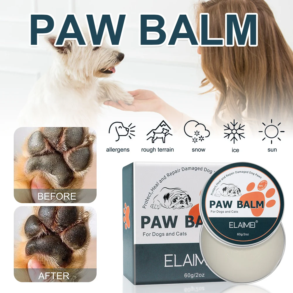 

Help firming care Paw Balm Protection Moisturizer for Soothing Cracking Dry Rough Dog Skin Effective Care for Dog Paws and Nose