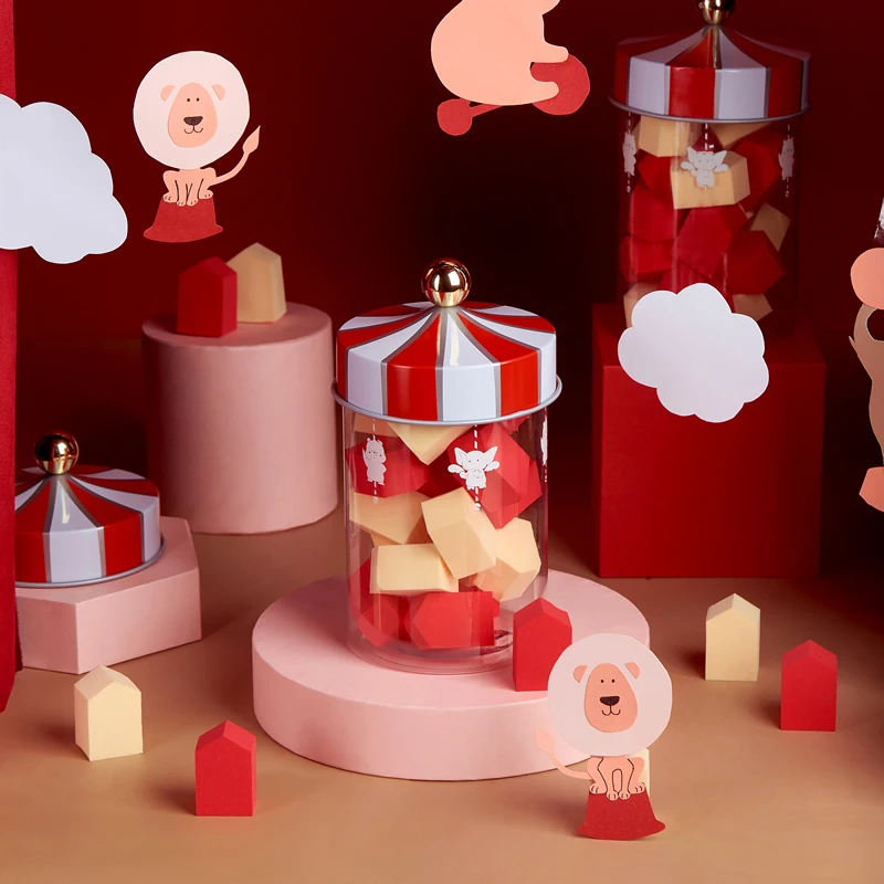 Женская Губка для макияжа профессиональная косметическая губка тонального