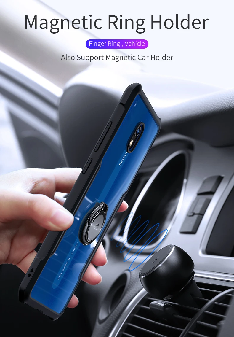 Для Xiaomi Redmi 8 чехол XUNDD Чехол подушки безопасности противоударный прозрачный защитный задний Чехол с кольцом для Redmi 8A чехол Capa