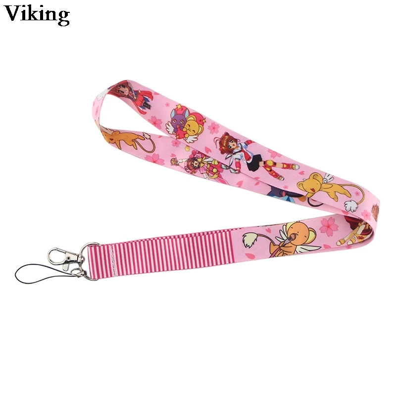 

Anime Print Lanyards Cartoon Neck Strap For Key ID Card Phone Lanyard USB badge Holder Cute Phone Hang Rope G0530