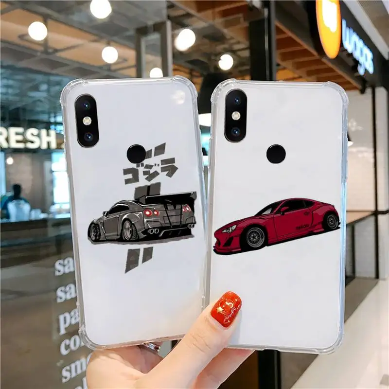 

Sports car engine phone cases Transparent for xiaomi Redmi note k 7 6 40 9 6 5 10 11 A T se pro lite ultra smart phone case