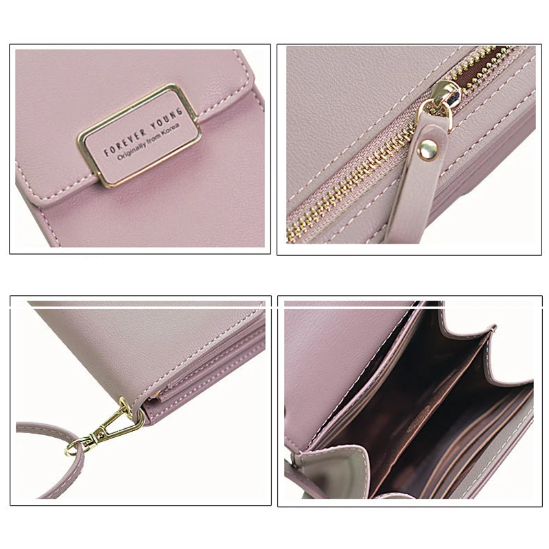 Сумка-мессенджер на ремне для женщин модный дизайнерский кошелек iPhone 11 PRO MAX X XR XS 7