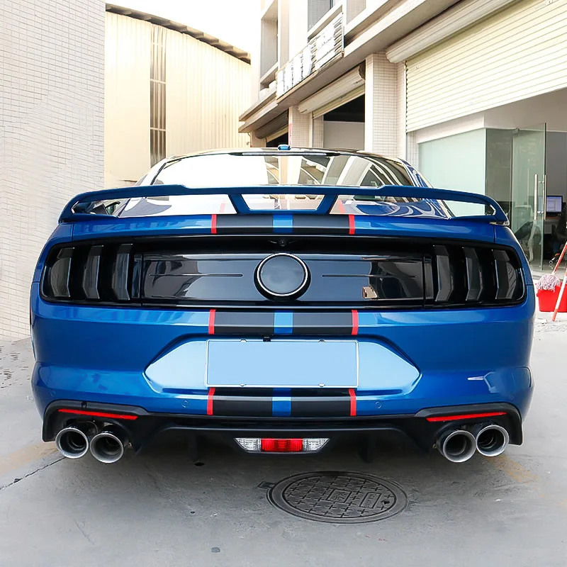 

Suitable For 18-20 for ford Mustang Modified Smoked Tail Lamp Shade, Black Warrior Tail Lamp Paste Back Decorative Shell