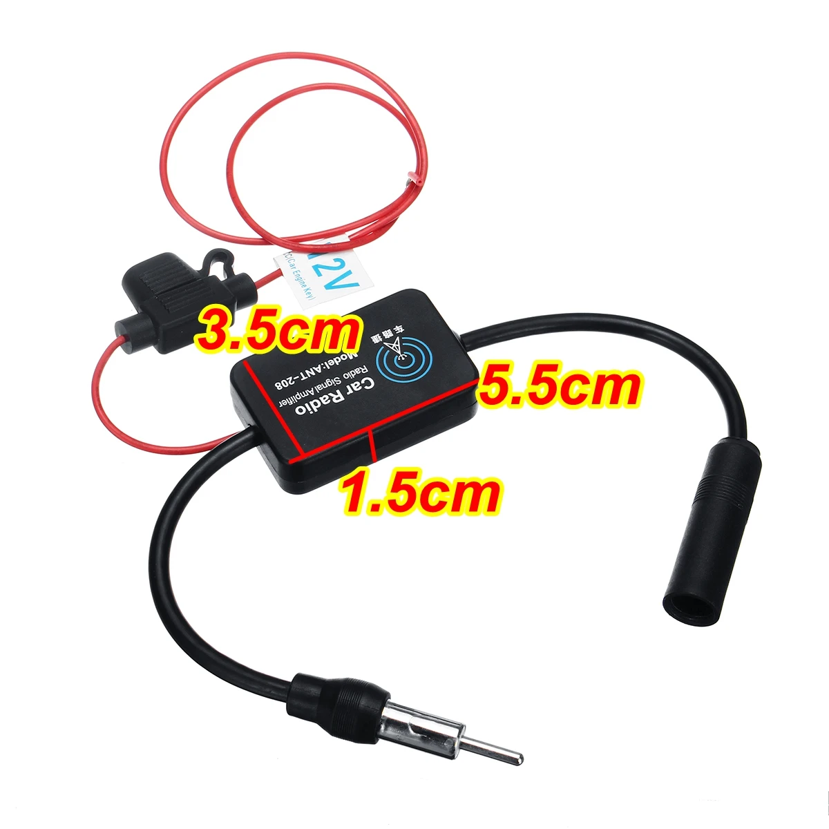 Горячая новинка ANT-208 универсальный авто радио FM антенна усилитель сигнала с