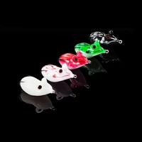 5pcslot fishing lure 4 5cm 14g soft lure frog 3d eyes silicon lures artificial bait frog lures topwater b399