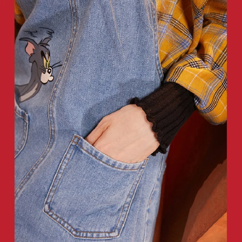 

Casual Loose Women Jeans and Jerry Overalls Plus Size Fashion Girls New 2021 Spring Autumn Overall High Waist Jean