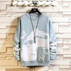 Модный свитер с круглым вырезом, Мужская Уличная одежда в стиле хип-хоп, пуловер большого размера 7XL, 6XL с длинным рукавом, осень-весна 2022